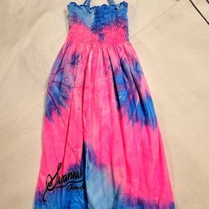 Tie Die Toddler Dress